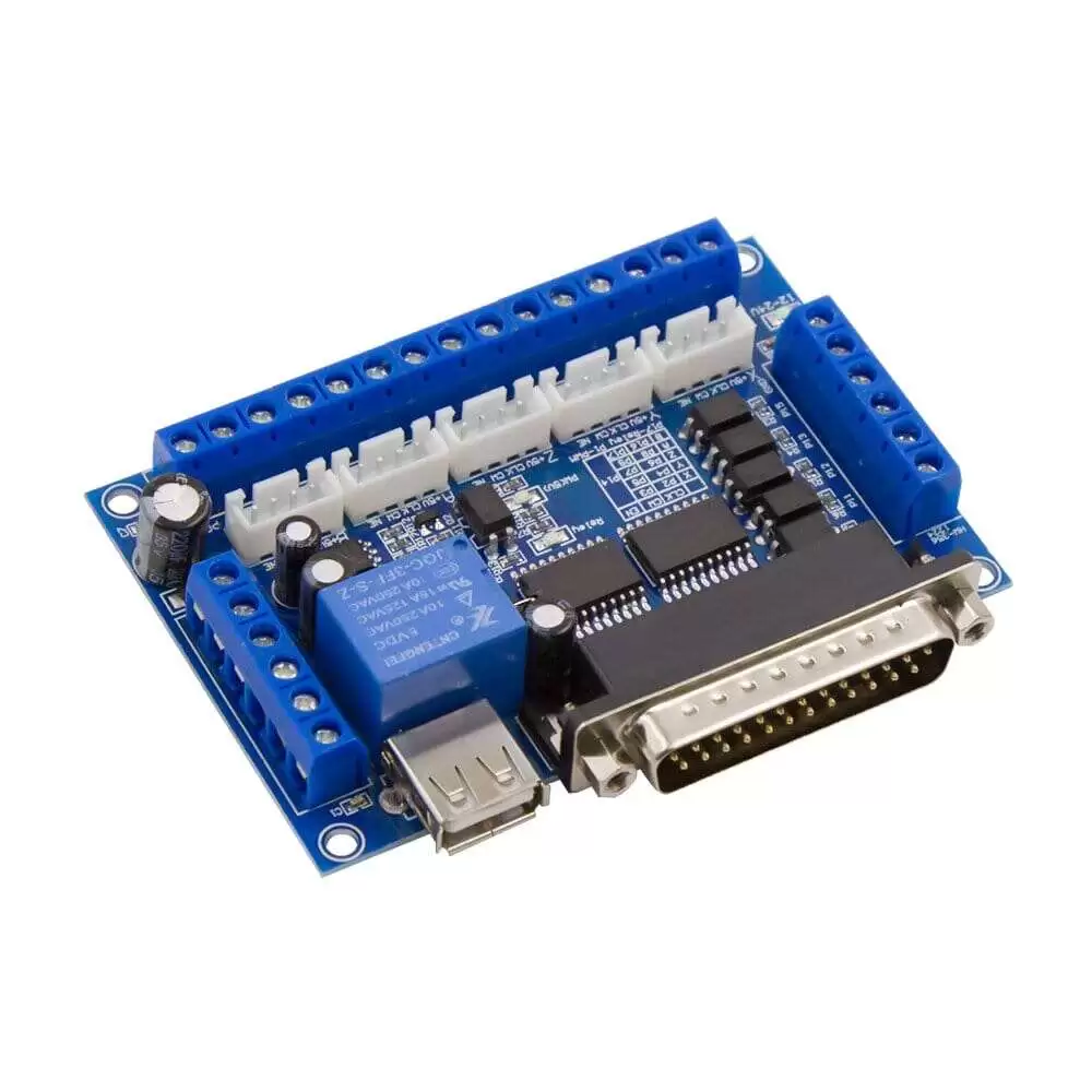 MACH3 CNC 5 Axis Interface Breakout Board for Stepper Motor Driver 