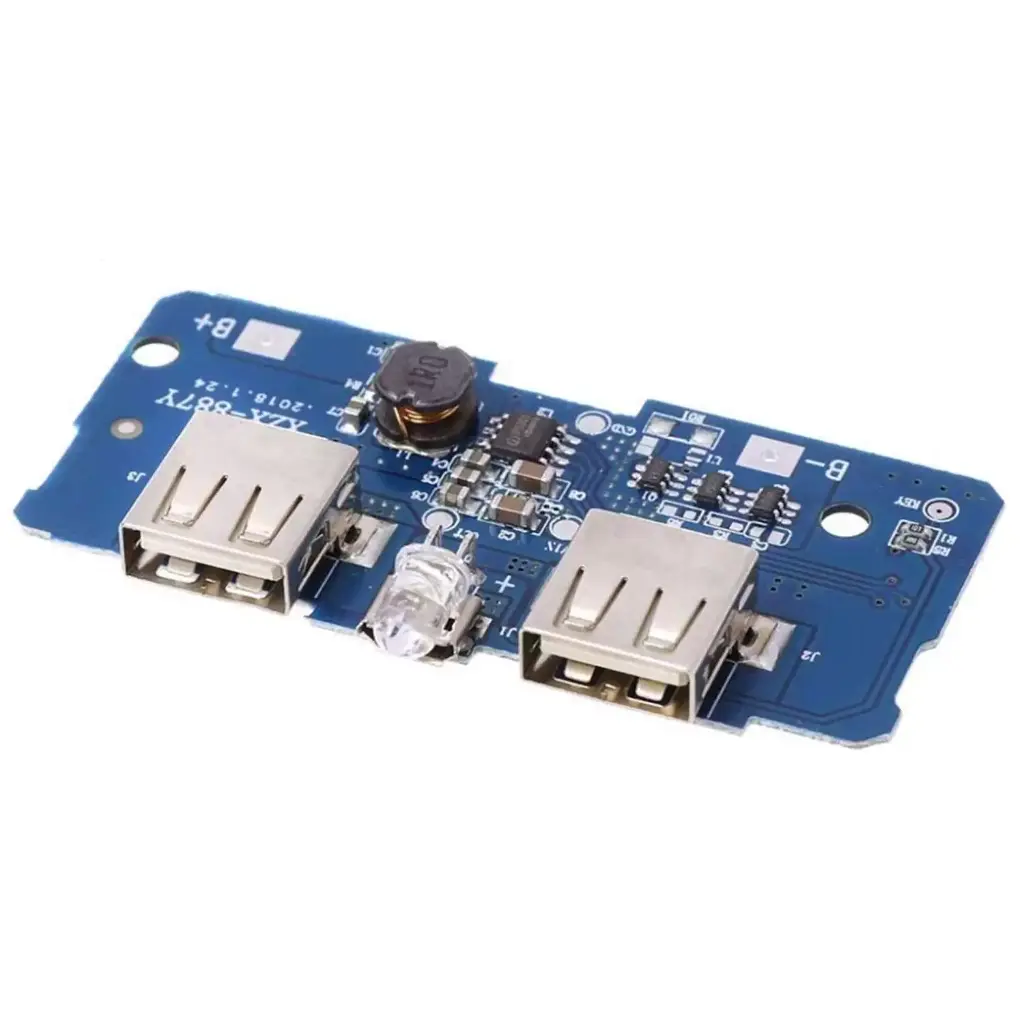 Power Bank Module With Dual USB 5V 2A 