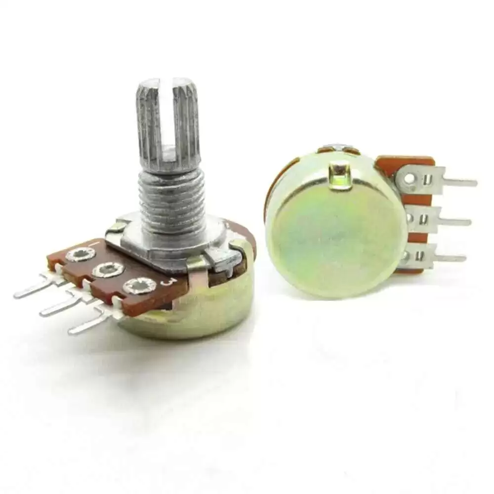 Metal Potentiometer 250K Ohm 3-Pin