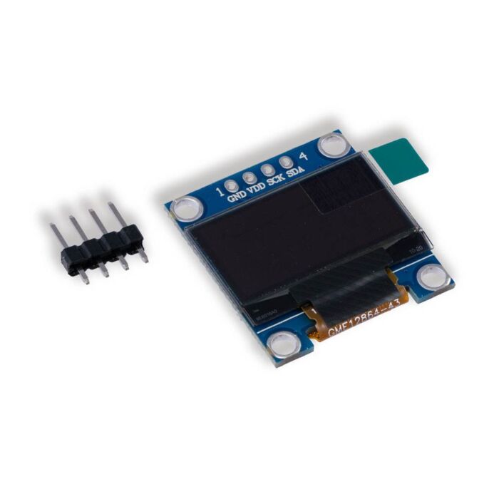 OLED Display 4 Pin Dual Color Yellow & Blue 0.96″